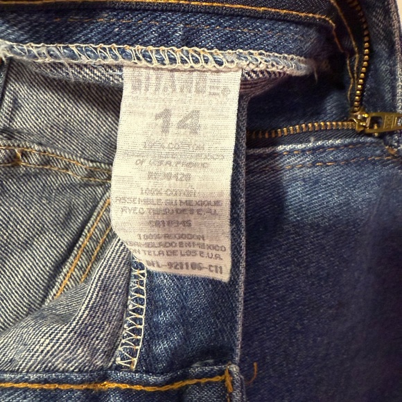 GITANO vintage denim shorts EUC size 14 - Picture 5 of 5